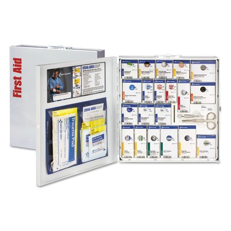 FIRST AID ONLY ANSI 2015 SmartCompliance General Business First Aid Station for 50 People Metal Case FAO746004021